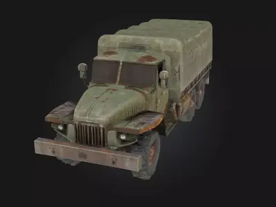 Military Cargo Truck  Rugged Transport for Tactical Operations 3D model