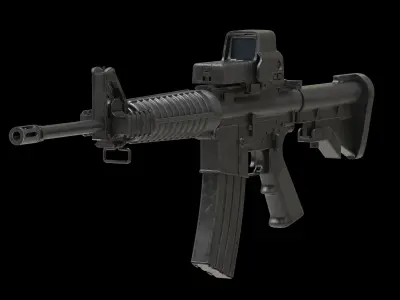 Colt Canada C8A1 Low-poly 3D model