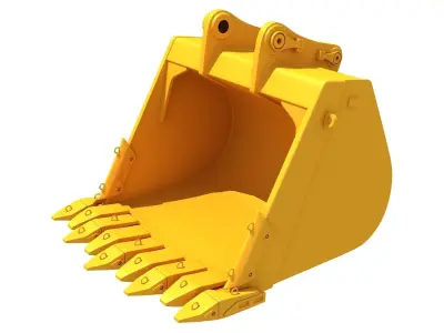 Excavator Bucket 3D model purchase
