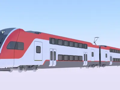 Stadler Kiss USA Flirt Europe 3D Model Pack