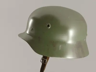 German helmet M-35 3D model