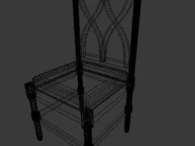 Wooden Chair Free 3D model purchase