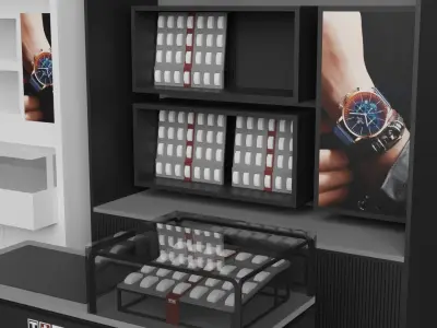 Citizen and Tissot Watches 3D model