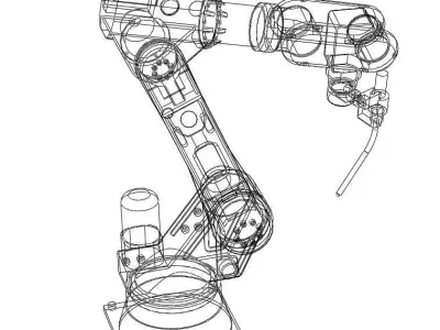 Arc Welding Robot 3D model