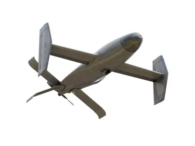 Merops Counter-Drone Low-poly 3D model