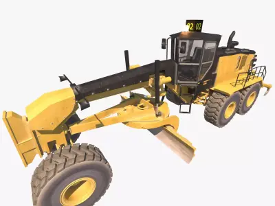 motor grader 3D model get