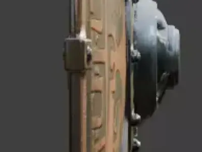 Viking Round Shield 3D Model v05 Low-poly 3D model