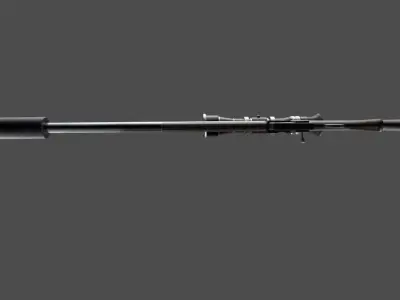SNIPER GUN  3D model