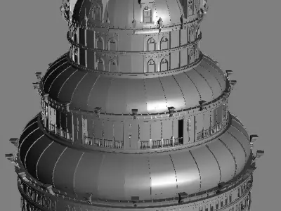 Fantasy tower 3D model purchase