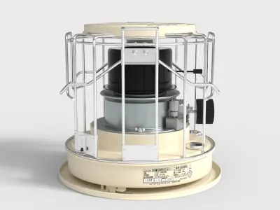 KEROSENE HEATER Low-poly 3D model