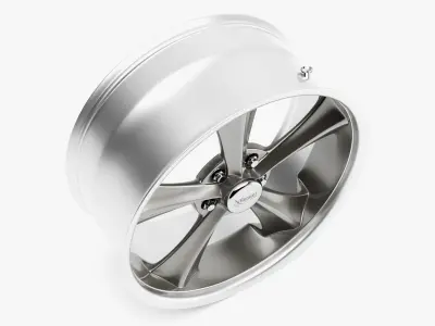 Rocket Racing Booster Wheel 3D model