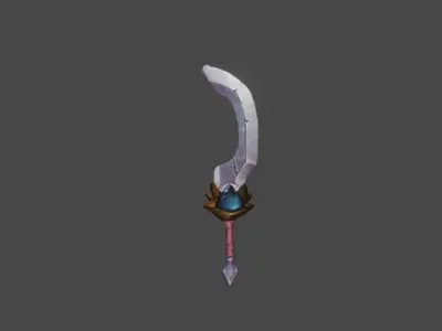 Zeloeman Sword A 51 Low-poly 3D model