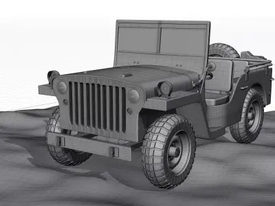 Jeep Willy Free 3D model