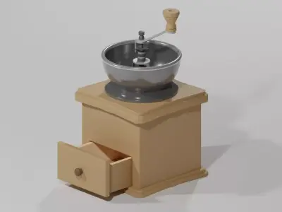 Coffee Grinder 3D Model 3D model