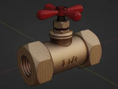 Shut off Valve 3D model