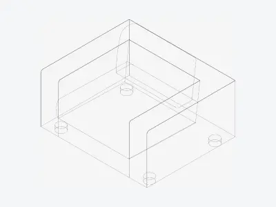 Seat - Sofa - Simplicity - Comfort - Single Low-poly 3D model