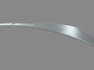 Car Spoiler 010 Low-poly 3D model