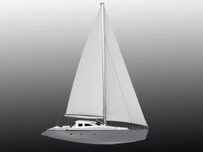 Sailing Yacht 3D model