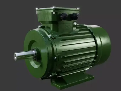 Electric Motor 3D model shop