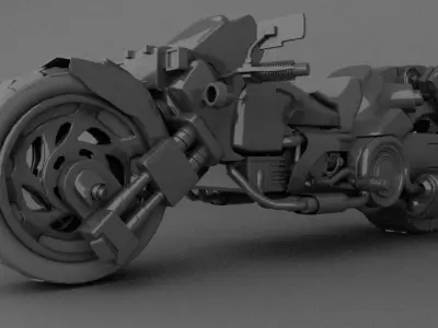 Stylized Bike 3D model