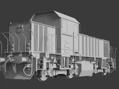 DHS131 locomotive 3D model purchase