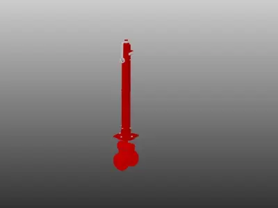 3D VALVE EXTENDED SCI 10in Free 3D model