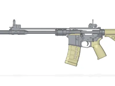 Barrett REC7 3D model