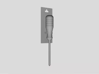 Screwdriver Package - Geometry Only No Textures No Materials 3D model