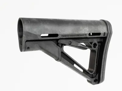 Magpul CTR AR15 Collapsible Buttstock Low-poly 3D model