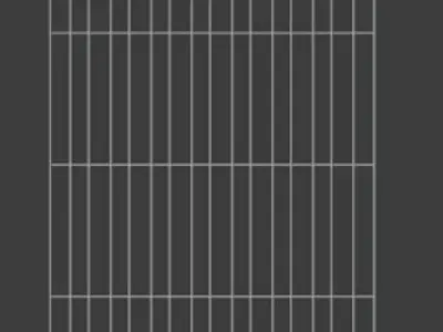 Low Poly Wire Bakers Rack Low-poly 3D model