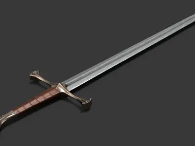 Sword 8K PBR Textures 3D model