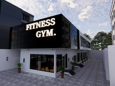 GYM DESIGN 3D model purchase