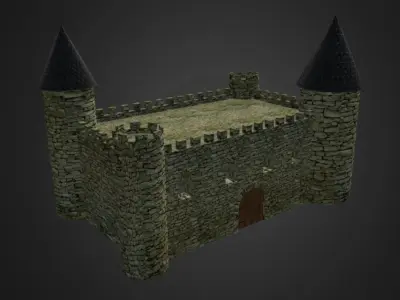 Castle 3D model purchase