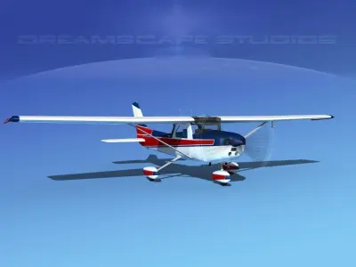 Cessna 152 Aerobat V01 3D model