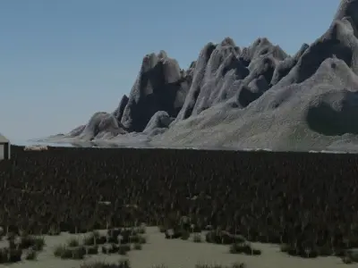 Glacial Outpost 3D model