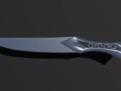 Dagger knife Free 3D model purchase