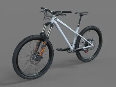 Mountain Bike 3d model Bicycle trail 3D model