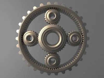 Gears gear 3D model purchase