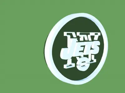 New York Jets Team Logo 3D model