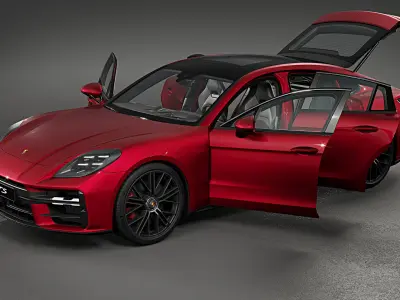 2024 Porsche Panamera GTS 3D model