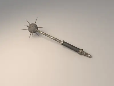medieval mace 3D model purchase