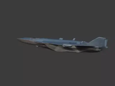 Fighter Jet  Military Aircraft 3D Model  3D model