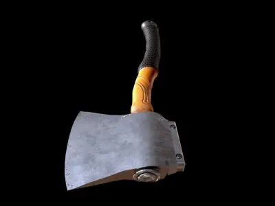 Axe 3d Model Low-poly 3D model purchase