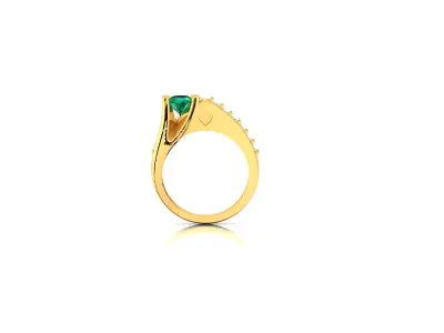 Women ring 3dm Render details 3D print model