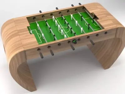 TABLE SOCCER  FOOSBALL 3D model