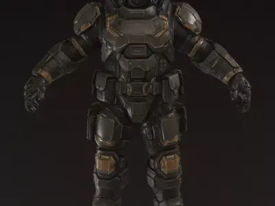 Heavy guy 3D model