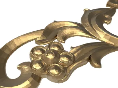  decorative pattern ready for 3D printing 3D model