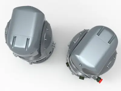 Militaty Thermal Vision Camera  3D model