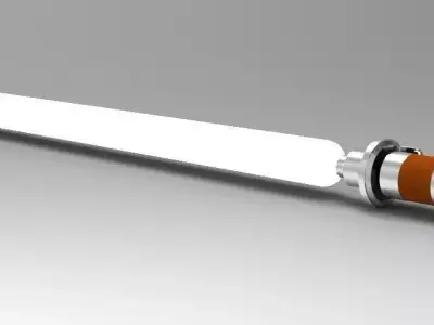 Jedi lightsaber Free 3D model