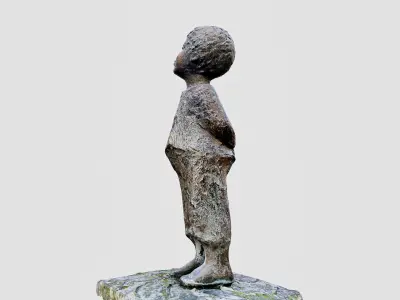 Boy Statue 3D model